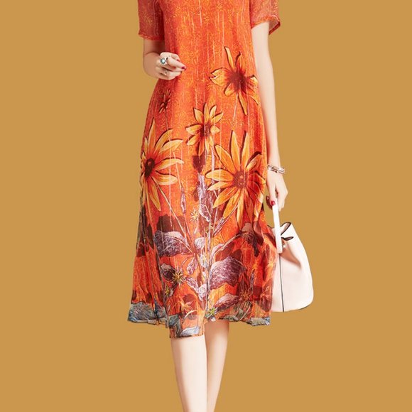 Loose frock dress M L XL 2XL 3XL - Picture 4 of 5